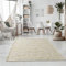 Taracarpet Handweb-Teppich Oslo Wolle im Skandinavischem Landhaus Design Wohnzimmer Esszimmer Schlafzimmer Flur Läufer beidseitig verwendbar 140x200 cm grün meliert Multi