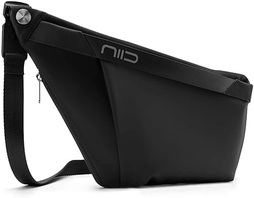 NIID-FINO F4 Sling Rucksack Schultertaschen Crossbody Brusttasche Herren für Herren Multipurpose Daypack Anti-Diebstahl & Wasserresistent