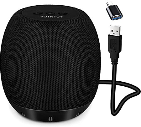 Altoparlante per Computer, Mini USB Altoparlante PC, Wired Casse PC con Audio Stereo e Bassamento Avanzato per Desktop/Laptop, Con Bassi Ricchi, Volume Alto, Controllo Diretto Del Volume