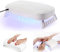 2 In 1 UV LED Nail Lamp with Arm Rest Pillow,48W Manicure Hand Rest Pillow Nail Dryer for Curing Gel Polish and Hand Rest