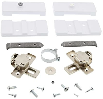 sparefixd Door Hinge Mounting Kit Built in to Fit Zanussi Washing Machine