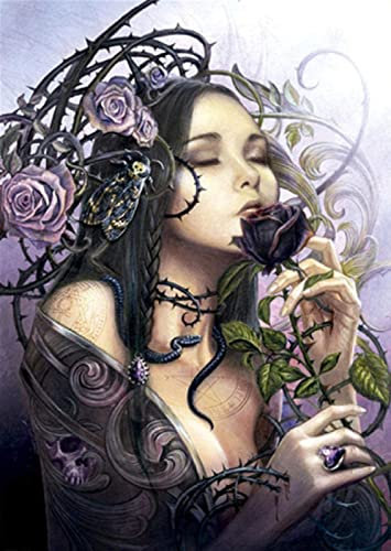 Amdieu Puzzle 6000 Teile Puzzle Rose Queen Puzzle-Spiel für Erwachsene