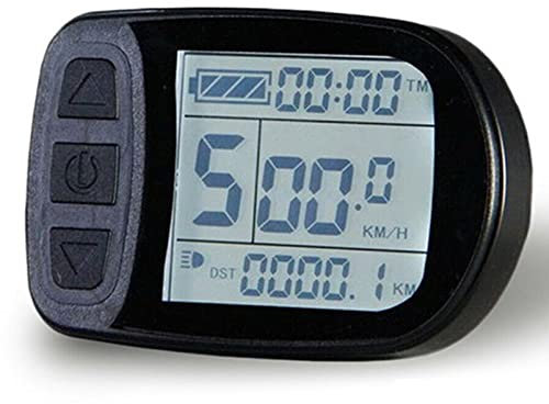 Oiyekntd Elektrofahrrad-LCD-Display, Elektrofahrrad intelligentes Bedienfeld E-Bike 24V 36V 48 V Display-Messgerät für LCD5-Display E-Bike-Umwandlung