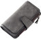 wojonifuiliy01 Mode Frauen Brieftasche Kupplung Kartenhalter Geldbörse Dame Lange Handtasche Multi Card Buckle Wallet Planzeiger Mit (A, One Size)
