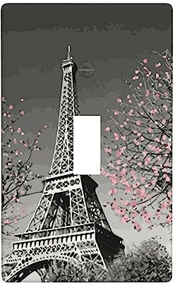 Paris Tower Decorator Lichtschalter oder Steckdose Wandplatte für Lichtschalter, Dimmer, Steckdose