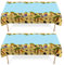 2PCS Safari Dschungel Tischdecke Geburtstag,Party Tischdecke Einweg Plastik Wasserdicht Tischdecke für Kinder Jungen Mädchen Junge Geburtstag Party Dekorationen 137 x 274cm