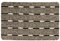 Fussmatte aussen - Schmutzfangmatte strapazierfähig - Türmatte rutschfest - Fußmatte Outdoor - Haustür - Terasse - Garten - 40x60 cm beige
