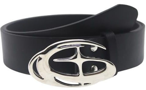 Pdxnyxx Y2k Gürtel Emo-Accessoires Damen-Gürtel für Jeans 2000er Jahre Mode Accessoires Kleidung (Schwarz 05), Black05, Einheitsgröße