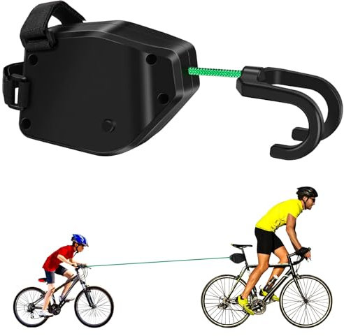 FitMount Fahrrad Abschleppseil Kinder, Einziehbare Bike Fahrrad Abschleppgurt Zugsystem, Tragfähigkeit 500 lbs, 2.5M Fahrrad Traktionsseil, Eltern Kind Zugseil Abschleppseil Traktionsseil