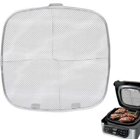 Spritzschutz Heißluftfritteuse Edelstahl Pfannenspritzschutz Luftfritteusen Spritzschutz Feinmaschiges Spritzgitter Für Heißluftfritteuse Ölfreier Airfryer Heißluft Fritteuse Mesh Netz