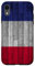 Coque pour iPhone XR France, planches de bois drapeau français, France