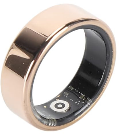 Cuifati Smart Ring, Real Time Health Monitoring, Sleep Management, IP68 Waterproof Magnetic Charging with APP for QRing (Rose Gold)