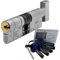 Federal 3 Star Euro Cylinder Thumb Turn Door Lock TS007 Diamond Secure Anti-Snap Dual Finish 5 Keys 40/60