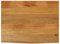 vidaXL Tischplatte, Holzplatte mit Baumkante, Massivholzplatte für Esstisch Couchtisch, Ersatztischplatte, 80x60x3,8cm Massivholz Mango