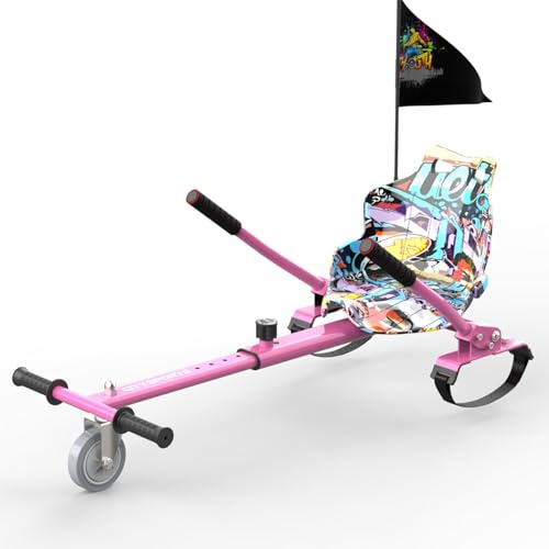Hoverkart-Sitz für Scooter und Gokart – Sitzaufsatz für Hoverboards, Hovergokart für Hoverboards, Sitz für Hoverboards, kompatibel mit 6,5 Zoll, 8,5 Zoll und 10 Zoll
