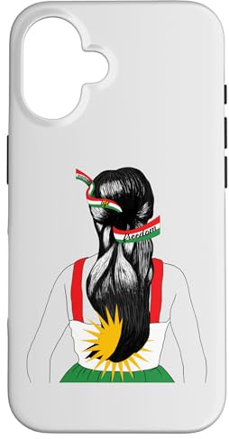 Kurdische Flagge JIN-JIYAN-AZADI Support Kurdische Frauen NO HIJAB Hülle für iPhone 16