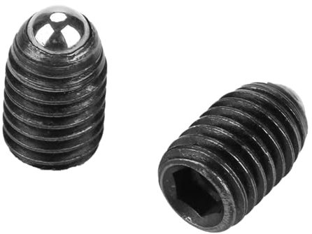 Stantuffo a Sfera in Acciaio Al Carbonio, Stantuffo a Sfera, Stantuffo a Molla Stantuffo a Molla Stantuffo a Sfera a Sfera 10 Pezzi M8 Set di Pressori a Molla con Sfera in