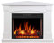 ArtiFlame Elektrokamin Boston Corner AF28S Weiß mit LED-Flammeneffekt, realistische Holzscheite, Heizung bis 30 m², energiesparend, freistehend oder Eckmontage