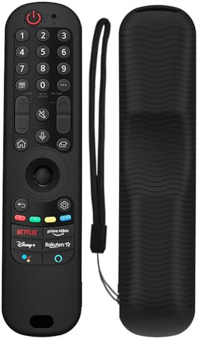 Estuche Remoto de Silicona Compatible con LG QNED Smart TV MR21GA/MR21GC/MR22GN/MR23GN/MR24GA/MR24GN 2022/2023/20242022/2023/2024,Funda Protectora