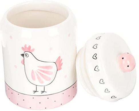 Amosfun Ostern-Keksdose Zuckerdose Zinn luftdichte Teedose lose Teedose Behälter aufbewahrung kaffeebohnen ostern ostergeschenke Trockenfrüchteglas versiegeltes Teeglas Keramik