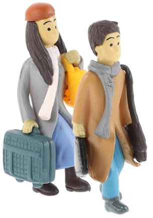 Gatuida Kreative Paarfigur Aus Robustem Kunststoff Für DIY-mikrolandschaften Romantische Desktop-Dekoration Für Zuhause Einzigartige Skulptur Für Valentinstag Und Hochzeit Stilvolle Heimde