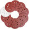 AUGOLA 125mm Sanding Discs Pads, 60Pcs 40 Grits Sandpaper Sheet, 5 Inch 8 Hole Hook and Loop Sanding Pads for Random Orbital Sander