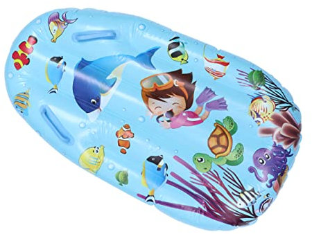 Toyvian 1 Stück schwimmendes Surfbrett im Schwimmbad Aufblasbares Surfbrett Schwimmendes am Strand Blue