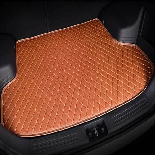 ERSUOIO Cuero Alfombrilla Maletero Coche, para Jeep Grand Cherokee 2007-2017 Tronco Bandeja Protectora Antideslizante Antideslizante antiarañazos Funda Maletero Alfombra Interiores Accesorios