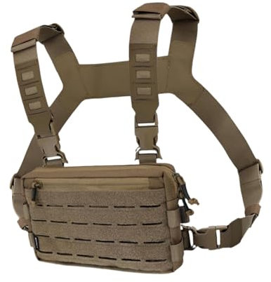 perfk Brusttasche für Jagd Und Outdoor Aktivitäten, Braun