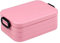 Mepal - Lunchbox Take a Break Midi - Brotdose To Go - Für 2 Sandwiches oder 4 Brotscheiben - Meal Prep Box - Essensbox mit Unterteilung - Spülmaschinenfest - 900 ml - Nordic Pink