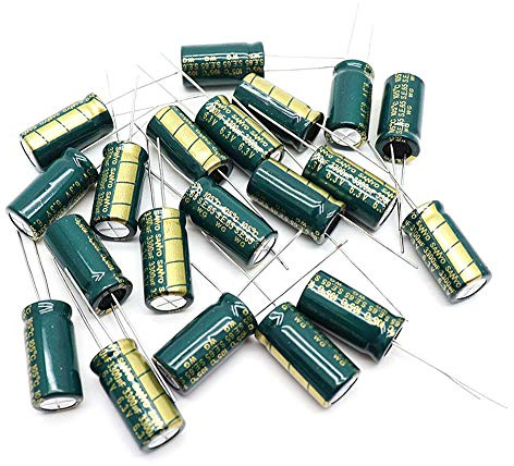 Dahszhi Lot de 20 condensateurs radiaux en aluminium 3300 uF 6,3 V 105 C pour réparation de TV LCD et moniteur