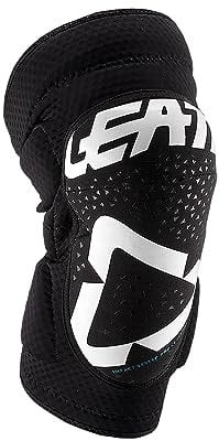 Leatt La 3DF 5.0 ZIP es una rodillera suave y ventilada con cremallera y es adecuada para la práctica de la bicicleta de montaña, rodilleras unisex adulto, blanco/negro, L/XL