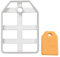 BAKERLOGY Tea Bag Cookie Cutter - Detailed Biscuit Cutter Design for Baking and Crafts, Ideal on Fondant, Dough, Clay, Ideal for DIY high Tea Party