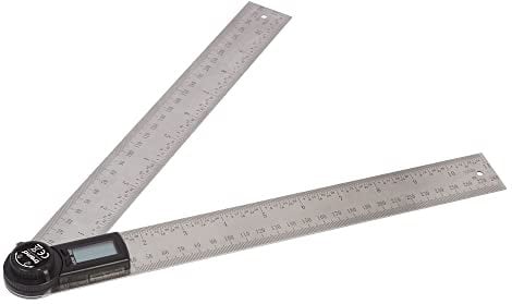 Trend Digital Winkellineal 300 mm, mit zwei 300 mm Edelstahllinealen, mit denen Winkel schnell und genau berechnet werden können, DAR/300