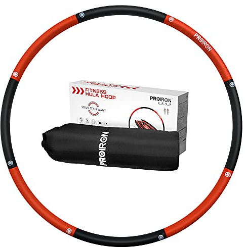 PROIRON Smart/Hula Hoop Reifen Erwachsene, Hullahub Reifen mit Gewicht, Hula Hoop Reifen Kinder, 1,2/1,8kg und 73-98cm Schaumstoff, Einstellbar Hula Hup Reifen