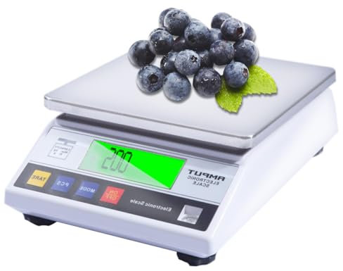 0.01g di alta precisione Scala elettronica, 10kg impermeabile domestica cottura bilancia da cucina for il supermercato piattaforma di pesata Bilancia (Size : 6kg/0.1g)