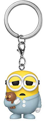 Funko Pop! Keychain: Minions 2- Pajama Bob - Neuartiger Schlüsselanhänger - Vinyl-Minifigur Zum Sammeln - Strumpffüller - Geschenkidee - Offizielle Handelswaren - Movies Fans - Minifigur
