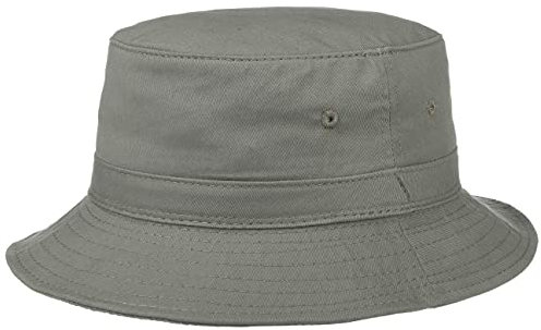 Hutshopping Fischerhut mit UV-Schutz Stoffhut Baumwollhut Sonnenhut Strandhut Anglerhut (XXL (62-63 cm) - Oliv)