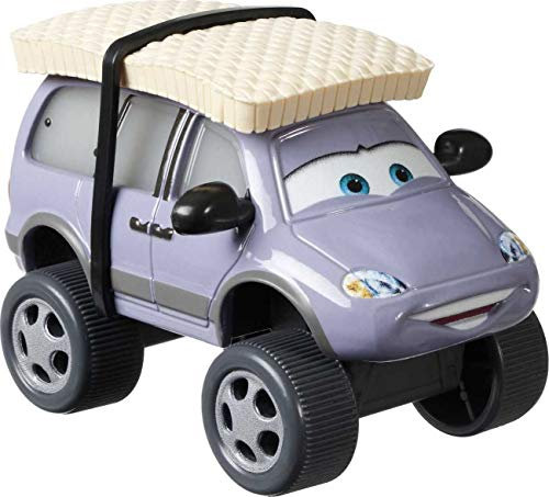 Disney Cars Toys Pixar Cars Leroy Traffik Veicolo di grandi dimensioni pressofuso con pneumatici da neve, camion giocattolo da collezione, regali per bambini dai 3 anni in poi, multicolore