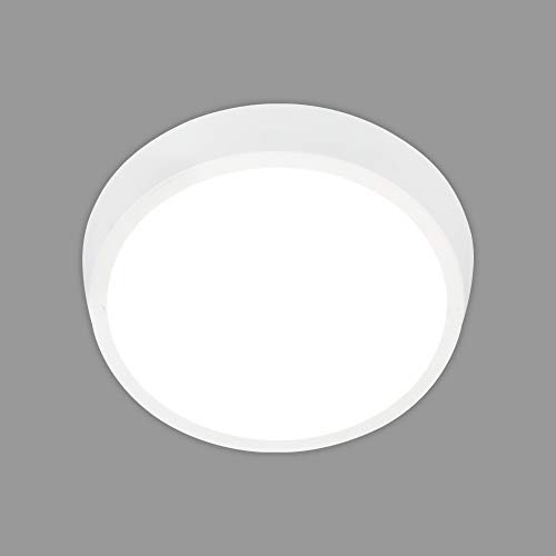 BRILONER Leuchten - LED Außenleuchte, Außenlampe, Außenwandlampe, IP44, 24 Watt, 2160 Lumen, 4.000 Kelvin, Weiß, 270x93mm (DxH), 3018-016