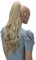 CAISHA 60cm Haarteil Ponytail Zopf Pferdeschwanz Haarverlängerung Voluminös Leicht Gewellt Blond Mix H502