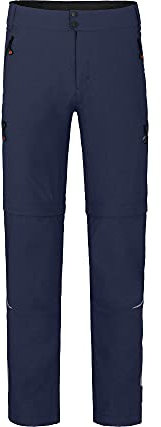 Bergson Patti Zipp-Off | Herren Outdoorhose & Radhose, robust, elastisch, Peacoat Blue [368], 60 - Herren