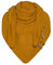 KNIT FACTORY - Dreiecksschal Jaida - Damen Strickschal mit Wolle - Hochwertige Qualität - XXL Schal - 190 x 85 cm - Ocker
