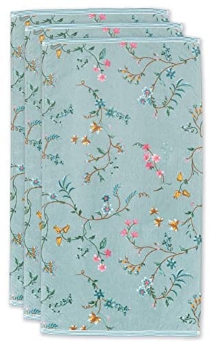 [W] Pip Les Fleurs Blue 55x100 Set a 3