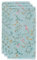 [W] Pip Les Fleurs Blue 55x100 Set a 3