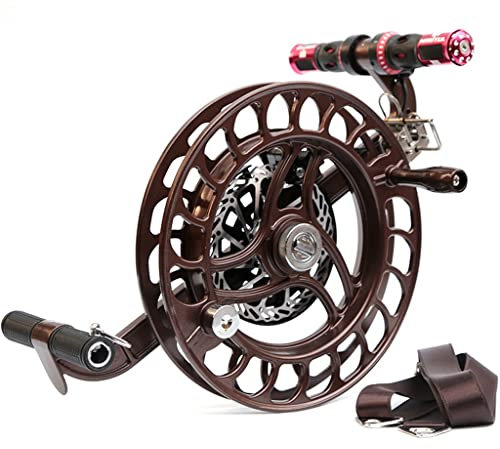 Home Décor Kite Winding Reel, 6-axis Wire Guide Reel Winder With Light, Magnesium Alloy Disc Brake Anti-reverse, For Aldult Outdoor Flying Tool (Color : Brown)