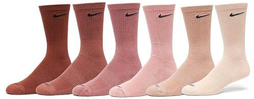 Nike Men's Calzini U Nk Ed Pls Csh Crw 6Pr - 132, Multi-Color, SX6897-904, M