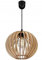 Light-Home Timber Hängelampe aus Holz und Metall - Esstischlampe Industrial für Kuche und Esszimmer - Pendelleuchte über Esstisch Schwarz/Braun - Kugel