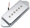 Artec ASA93 Alnico 5 Micro P90 Dogear Chevalet Simple Bobinage 7,5K pour Guitare électrique ES330 Style Casino, Chrome