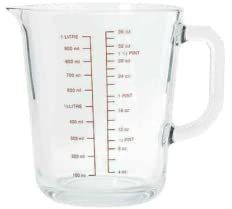 1 Litre Glass Measuring jug